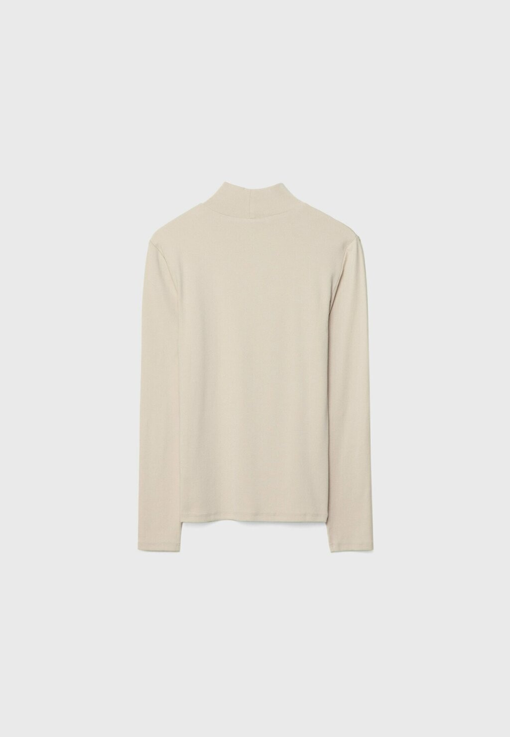 

Топ с длинными рукавами HIGH NECK Stradivarius, бежевый