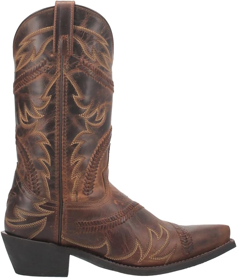 

Мужские кожаные вестерн-сапоги Laredo Tan Jag с заостренным носком 68425, коричневый