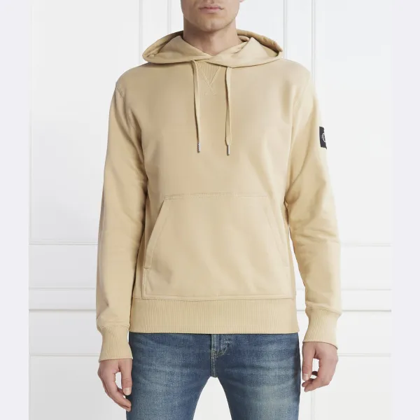 

Толстовка обычного кроя со значком Calvin Klein, желтый