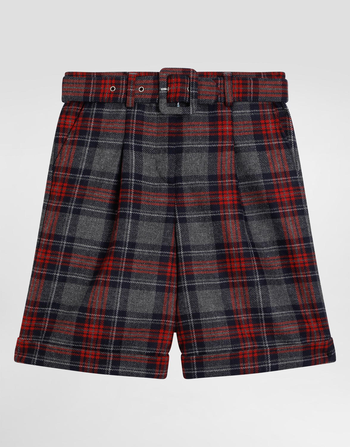 

Бермуды из шерстяной смеси в тартан Dolce&Gabbana, мультиколор