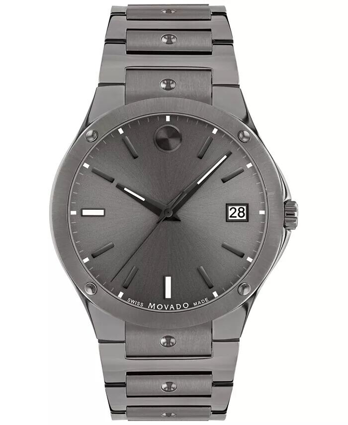 

Мужские швейцарские часы SE с серым PVD-браслетом, 41 мм Movado