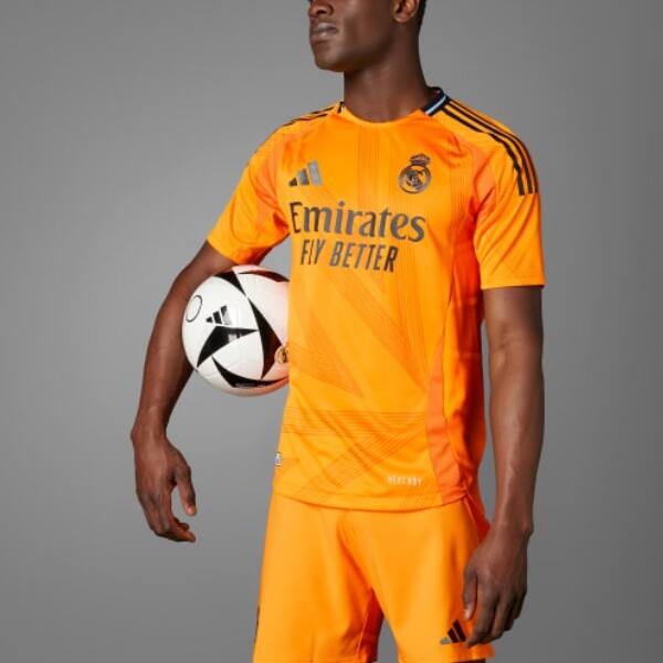 Футболка Real Madrid мужская оранжевая Adidas, оранжевый — фото 4