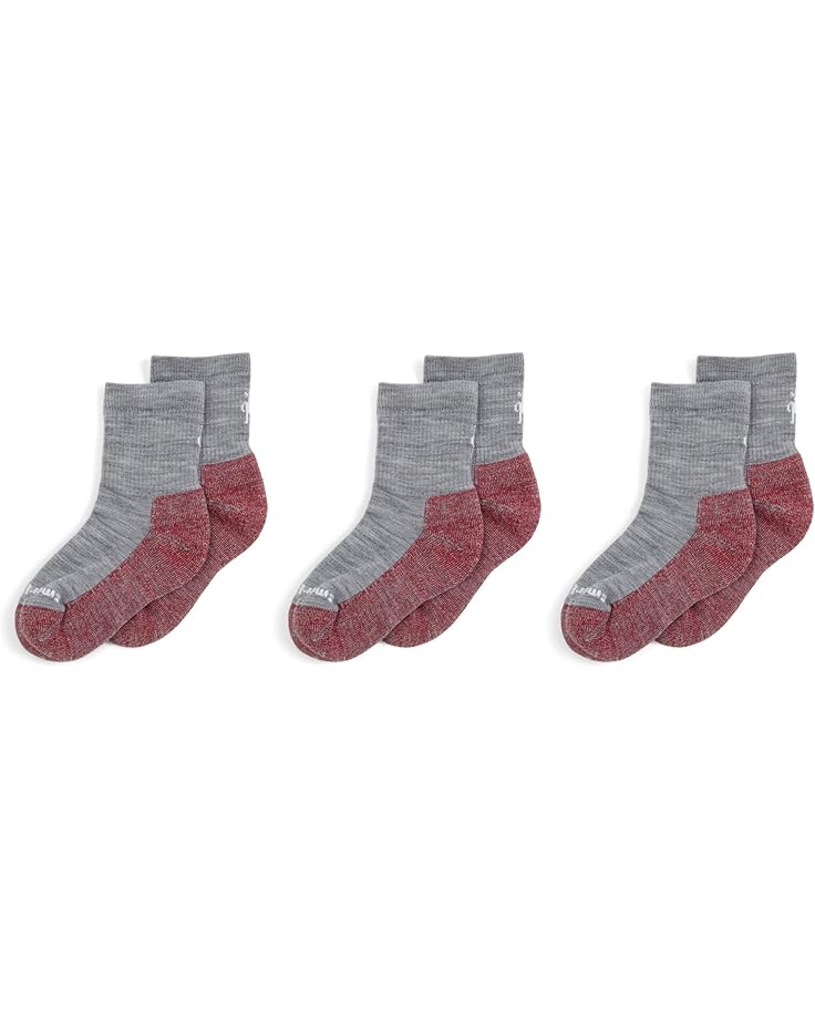 

Носки Smartwool Kids Smartwool Kids Hike Light Cushion Crew Socks 3-Pack, цвет Light Gray