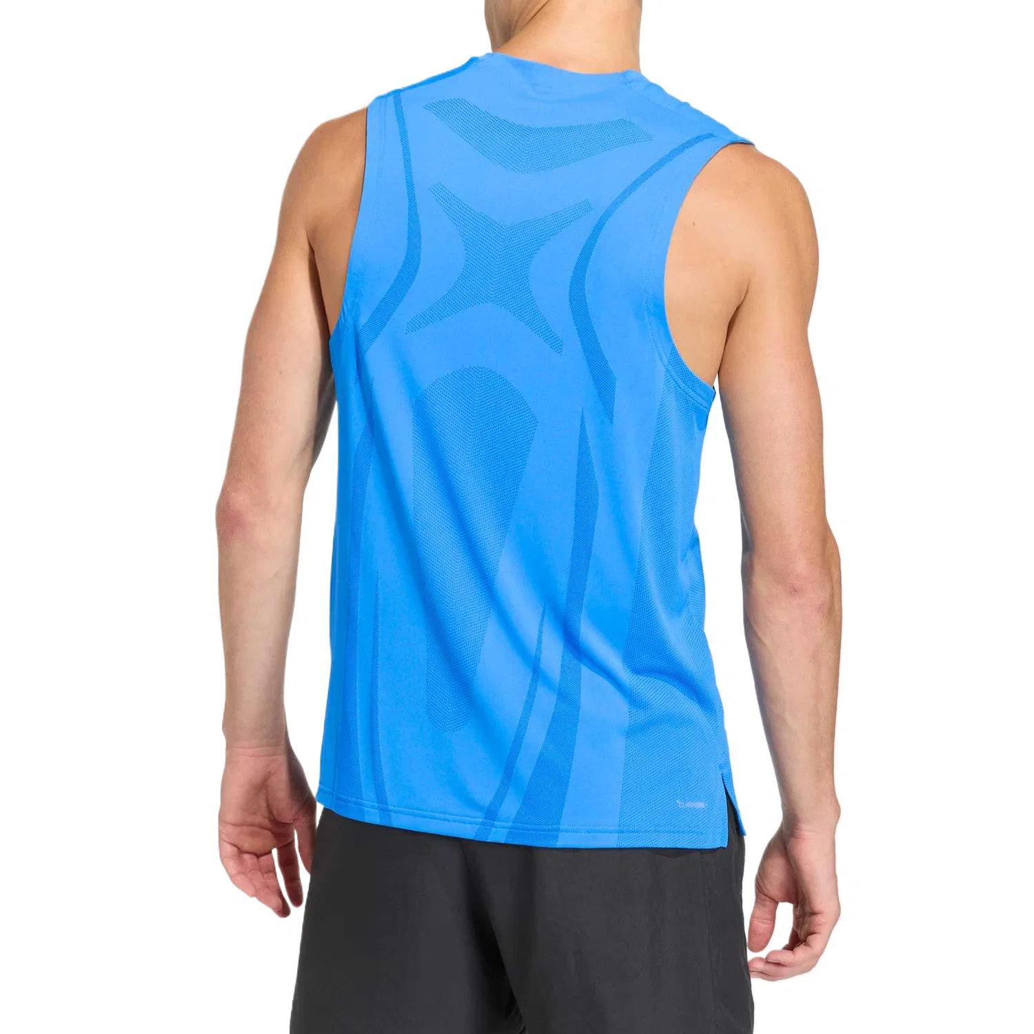 Майка Airchill мужская, light blue, круглый вырез, умеренная Adidas — фото 4