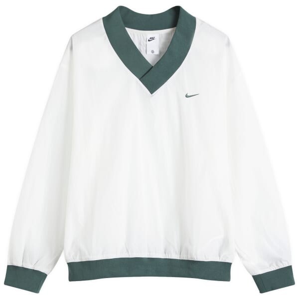 

Тканый топ Nike Essential с длинными рукавами и V-образным вырезом Nike Apparel, зеленый