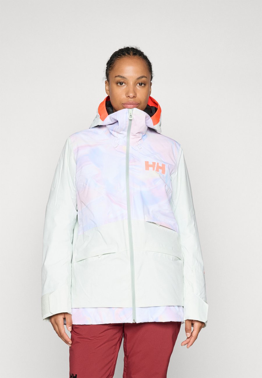 

Лыжная куртка Helly Hansen POWCHASER JACKET, Off-White/Multi-Coloured /Off-White