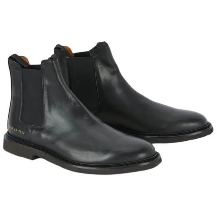 Челси ботинки полиэстеровые COMMON PROJECTS с коробкой черные — фото 4
