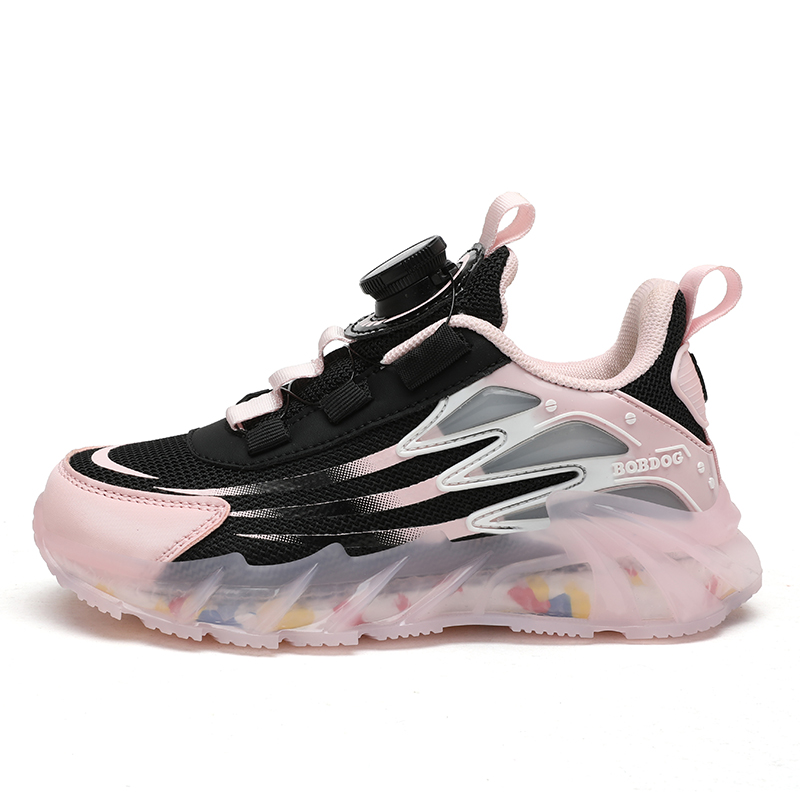 

Противоскользящие и износостойкие дышащие низкие кроссовки для мальчиков и девочек для детей BOBDOG, синий