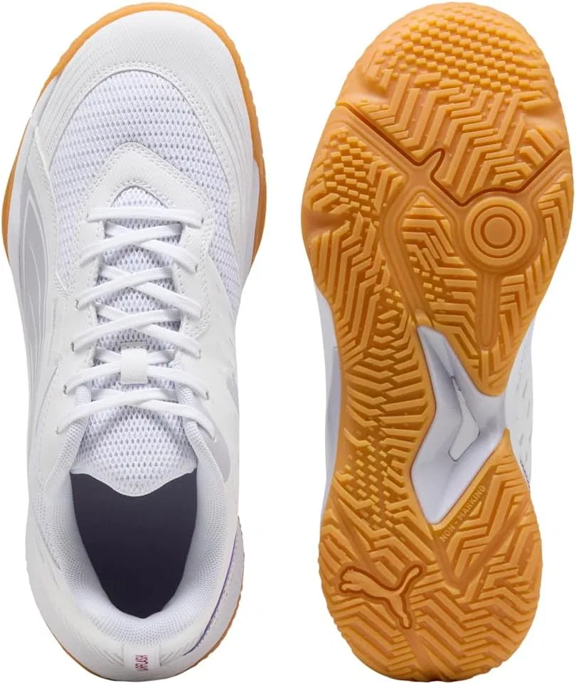 Кроссовки Puma Unisex Solarflash III W+ для дома, Puma White Lilac Crush Berry — фото 4