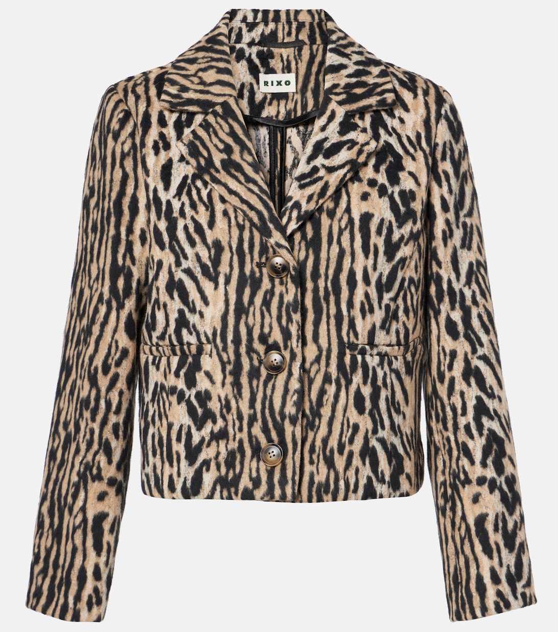 

Куртка с леопардовым принтом Leila Rixo, Leopard Brown