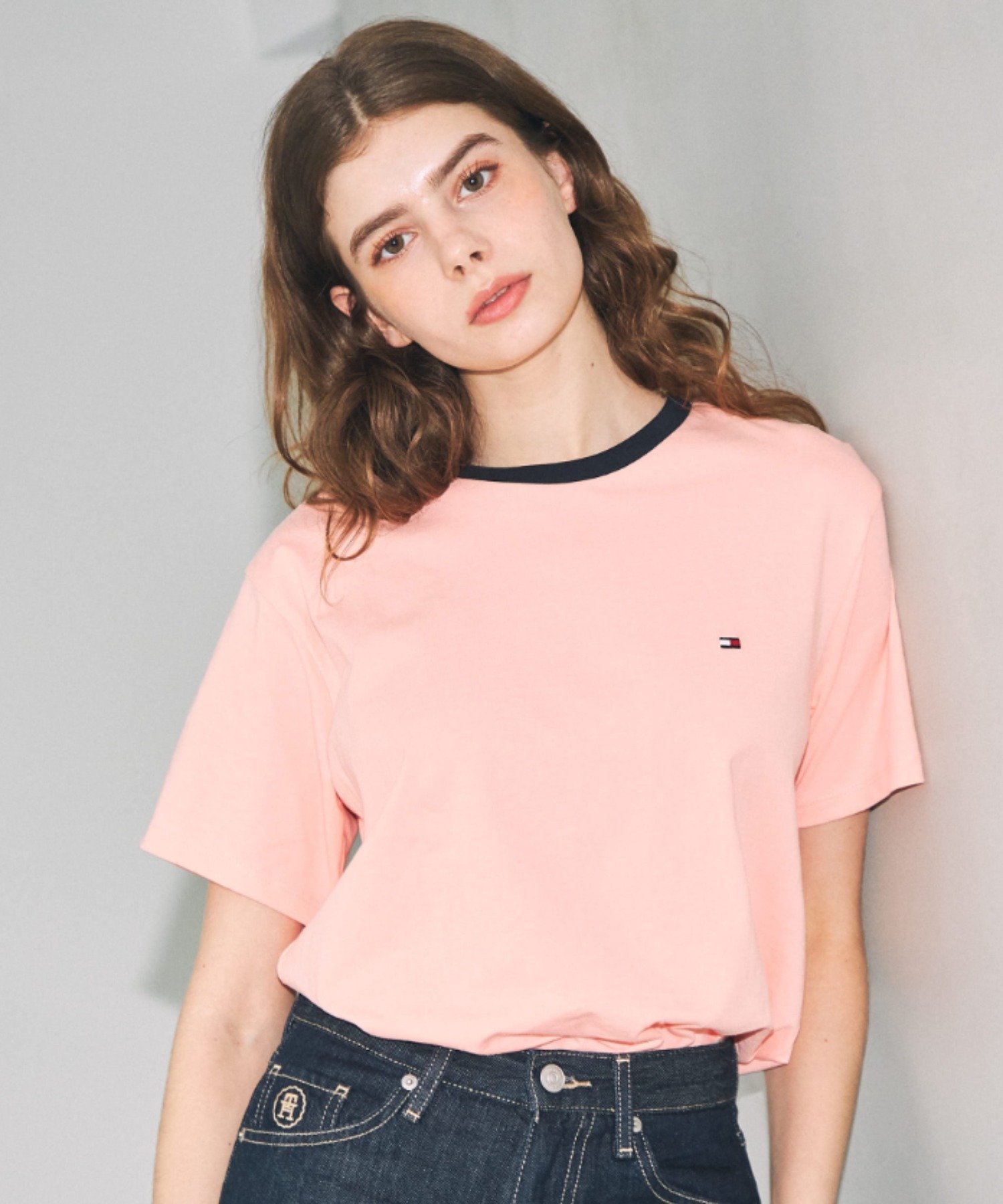 JS M ARCHWAY TEE TOMMY HILFIGER, Pink 66B