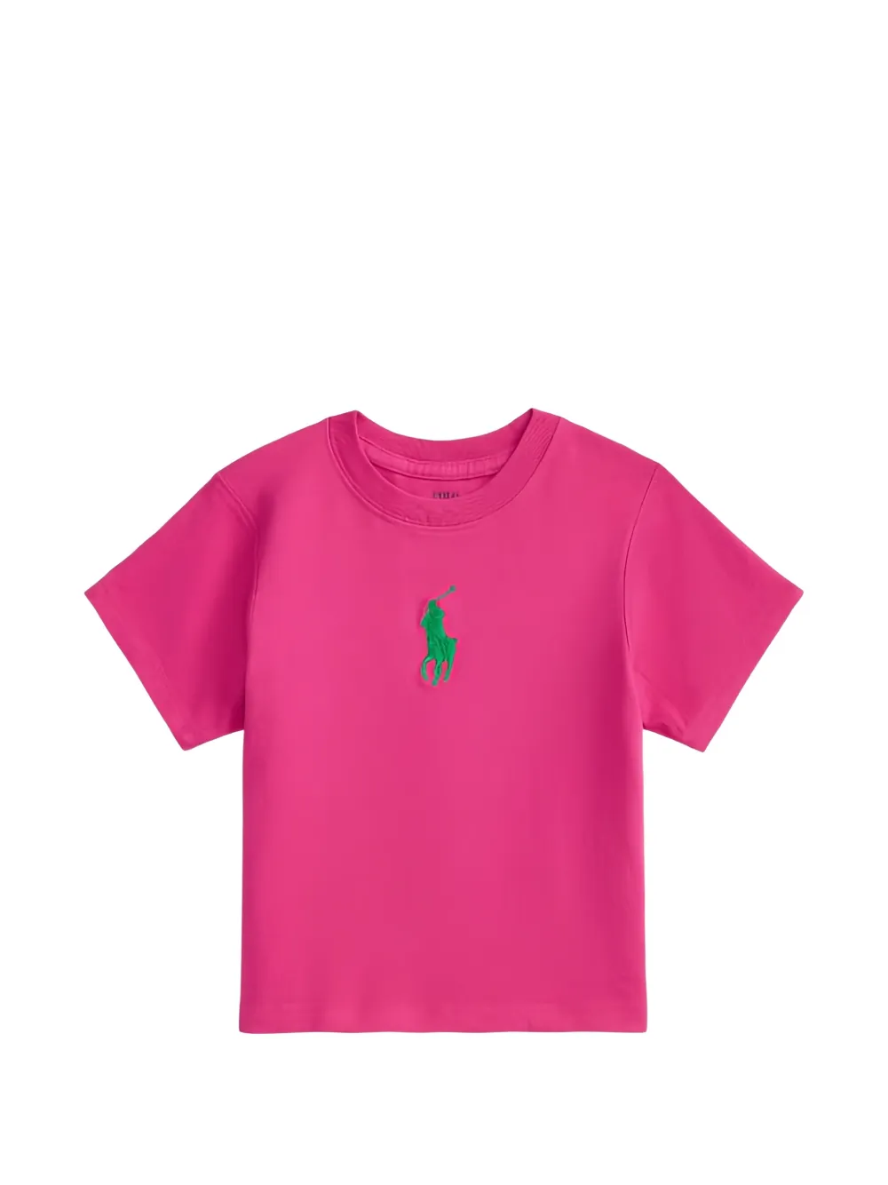 

Вышитая футболка Polo Ralph Lauren Kids, розовый