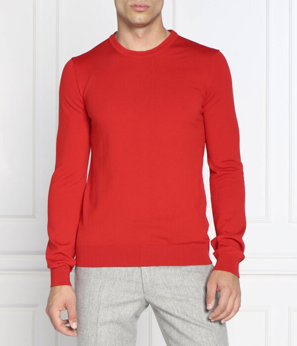 

Шерстяной свитер san cedric-m1 Regular fit Hugo, красный