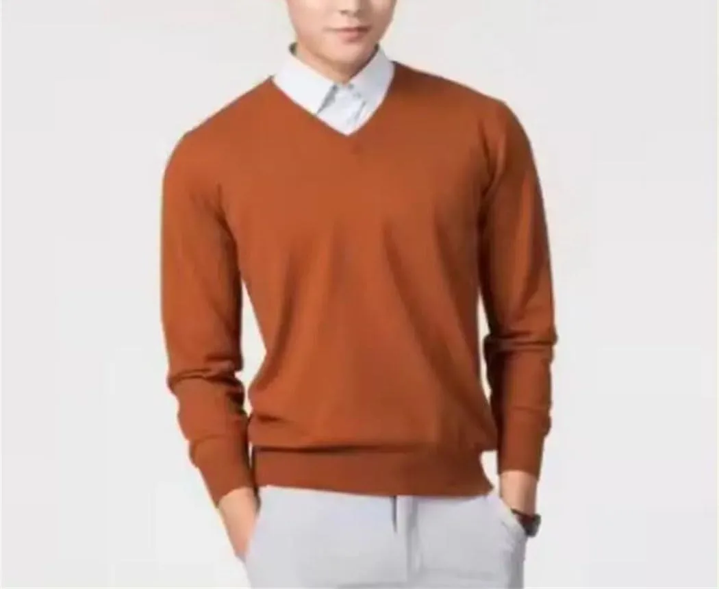 

Мужской свитер из шерсти и хлопка