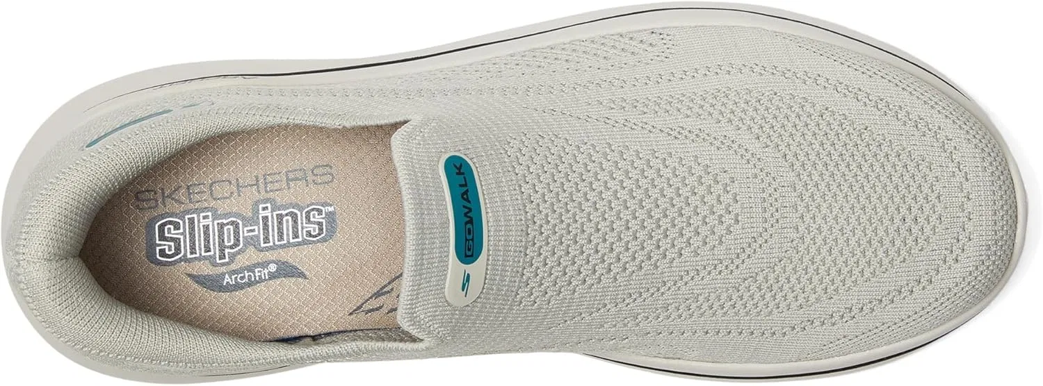 Мужские кроссовки Skechers Go Walk Arch Fit N-Joy Dale, Taupe — фото 2