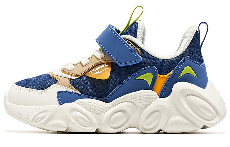 

Устойчивые к скольжению и истиранию детские повседневные кроссовки Blue Kids' ERKE KIDS, Tibeкоричневый Deep синий/синий