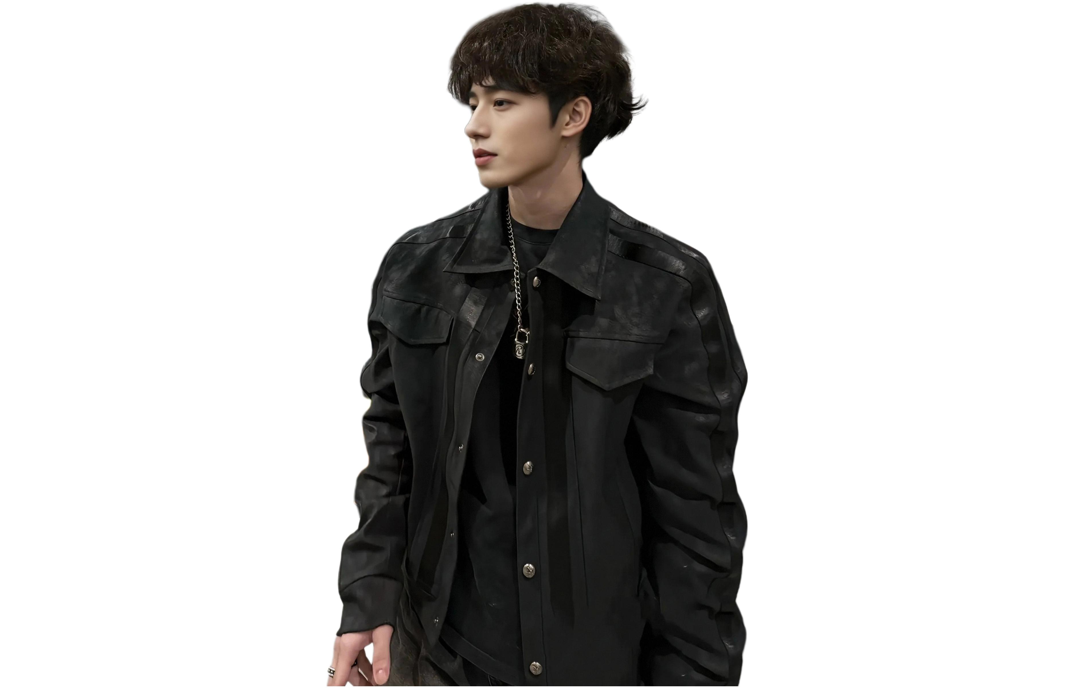 

ZIAREL Куртка Unisex Black Lapel Moderate