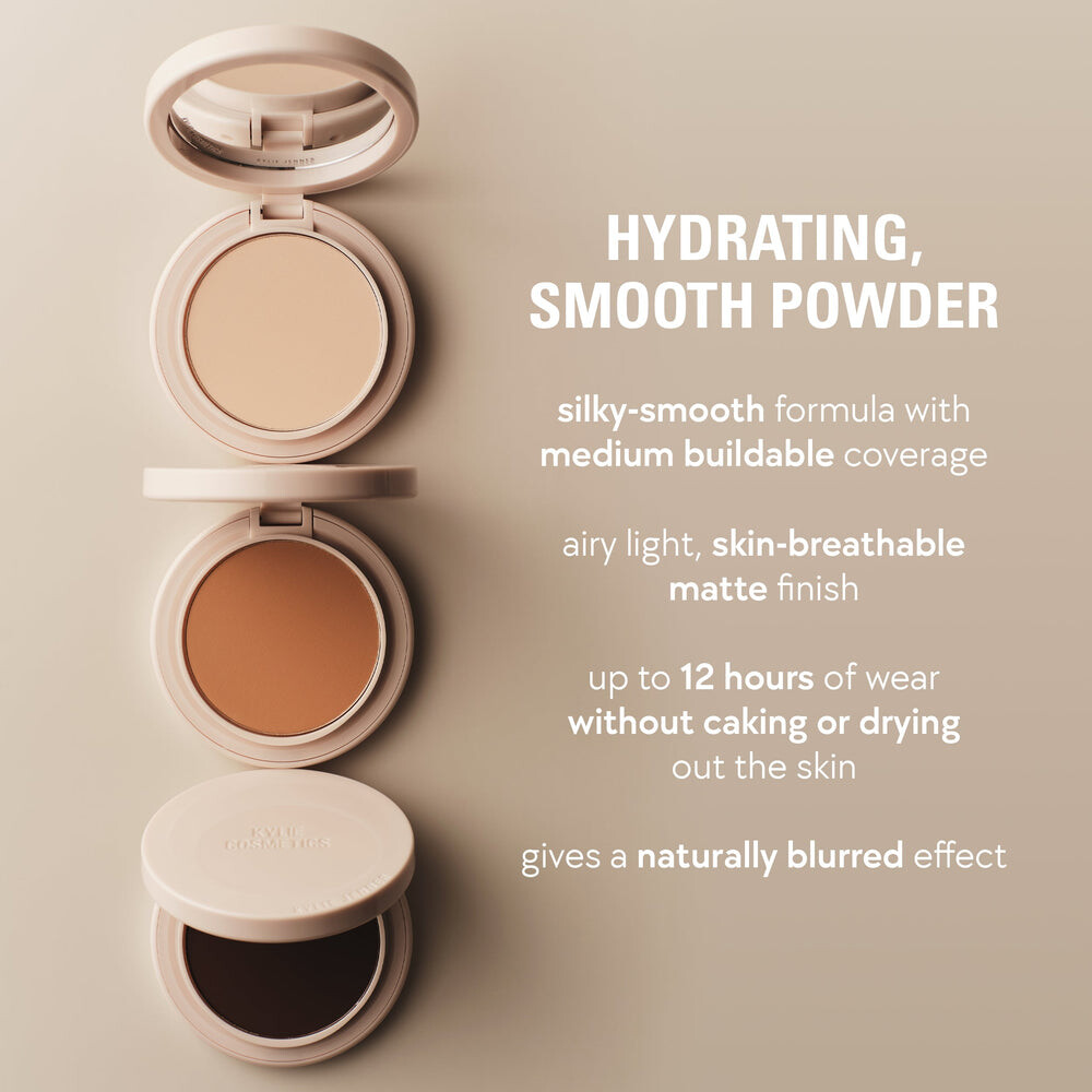 Набор Kylie Cosmetics Natural Blur Powder Foundation & Skin Tint Blurring Elixir Duo, fair with warm neutral undertones/1WN — фото 3