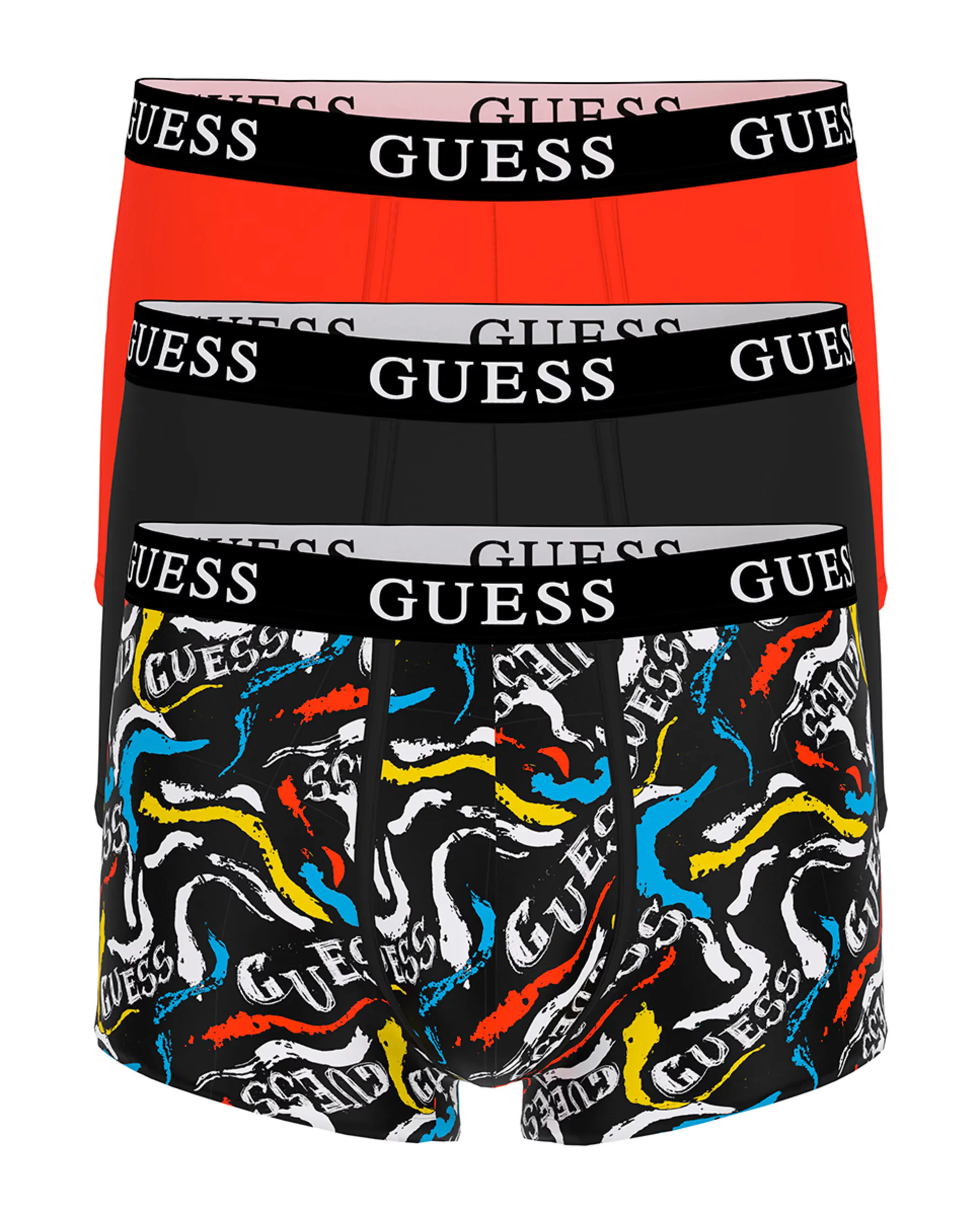 

Набор из 3 закрытых трикотажных боксеров Guess, цвет default