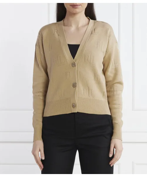 

Кардиган Regular fit Lauren Ralph Lauren, коричневый