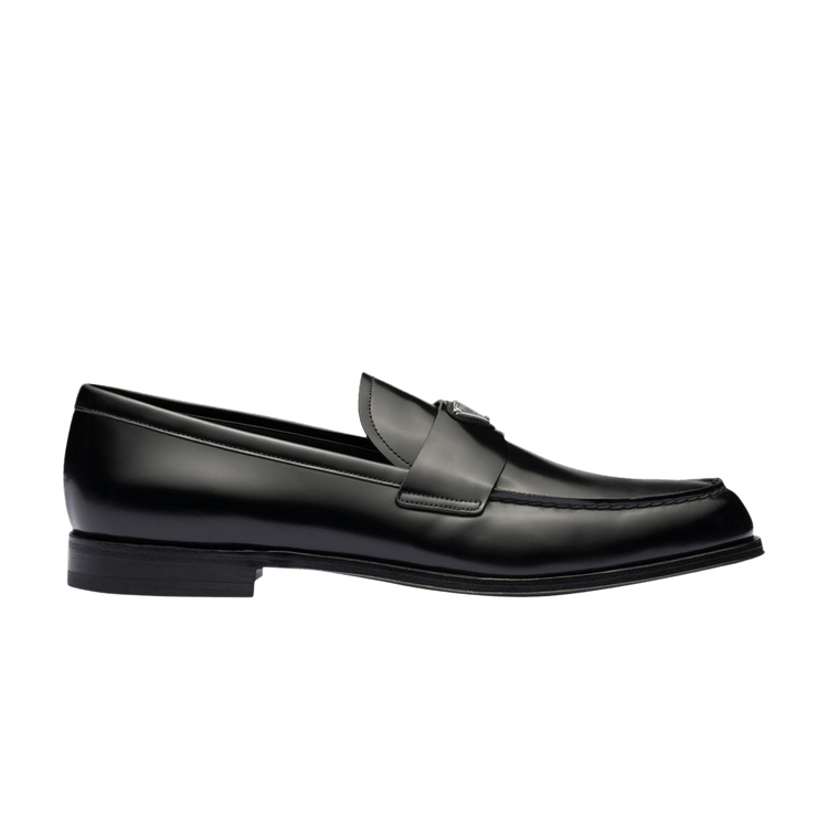 

Лоферы Prada Brushed Leather Loafer 'Black', черный