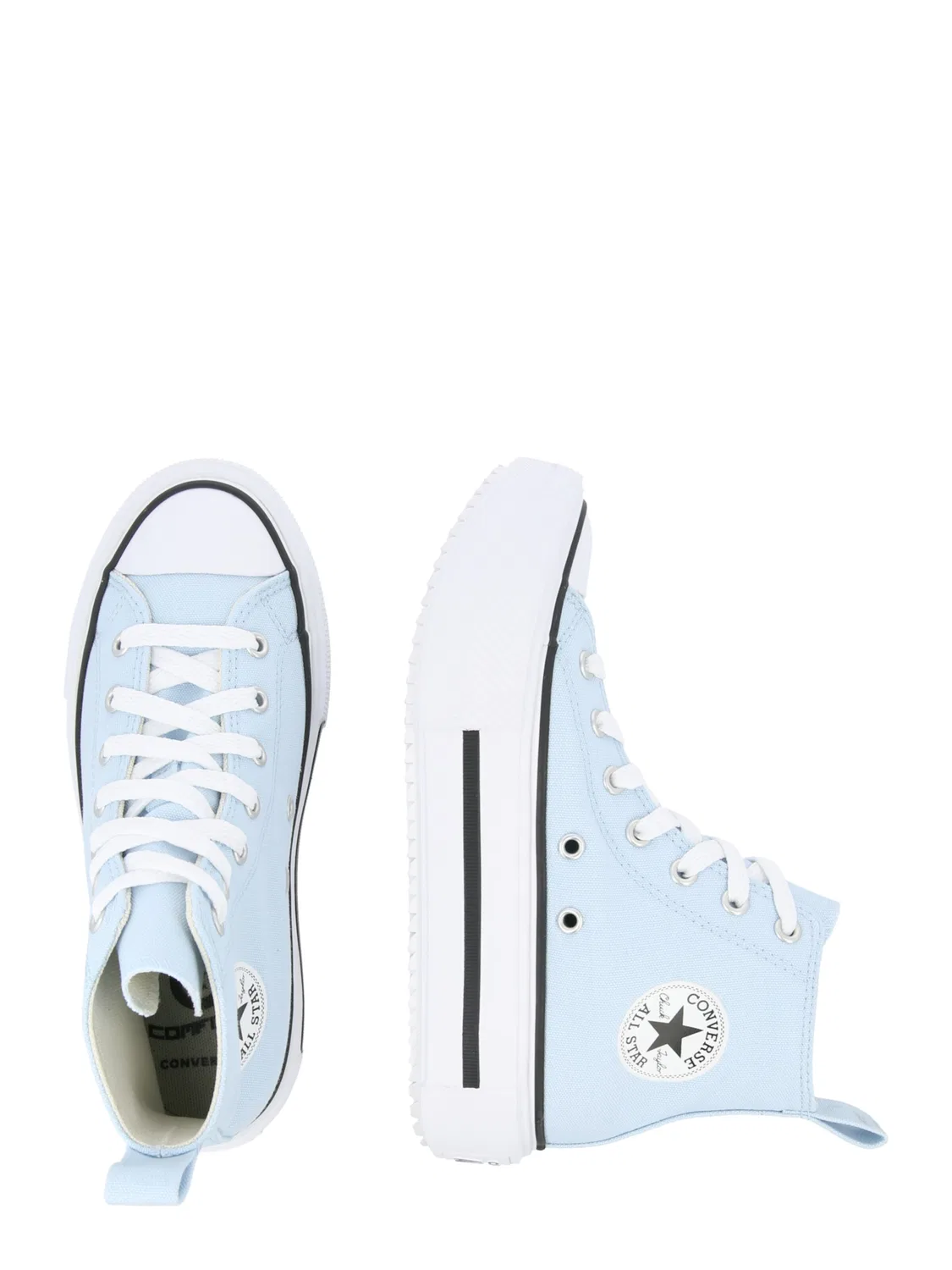 Кроссовки Converse Chuck Taylor All Star светло-голубого цвета — фото 2
