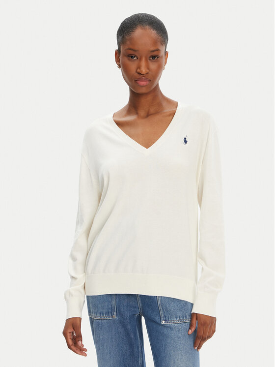

Свитер прямого кроя 211972105002 Polo Ralph Lauren, экрю