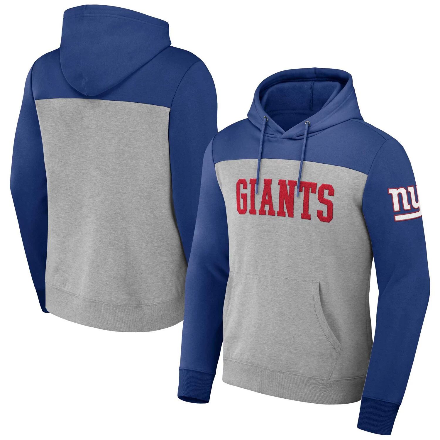 

Мужская коллекция NFL x Darius Rucker от Fanatics Heather Grey New York Giants с капюшоном и пуловером с цветными блоками