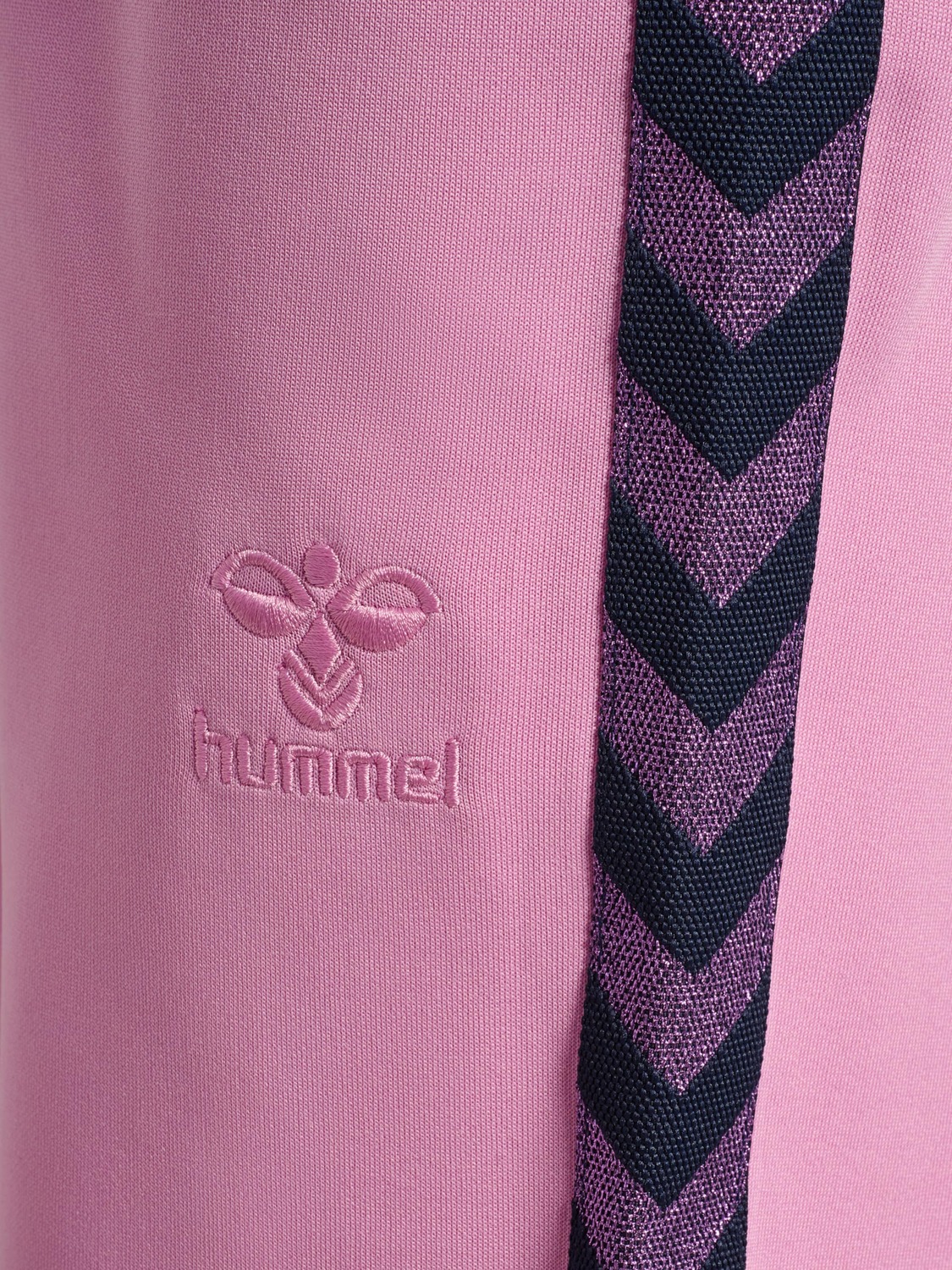 Hummel Широкие брюки в светло-розовом цвете — фото 4