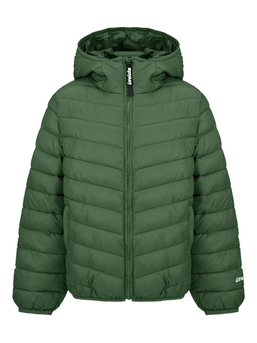 

Стеганая куртка с капюшоном Invicta Kids, зеленый