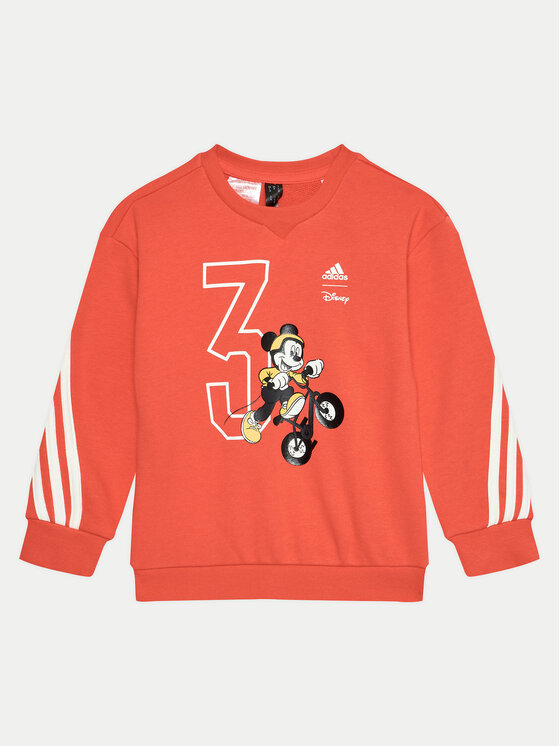 Спортивный костюм regular fit Disney Mickey Mouse JG1251 Adidas, красный — фото 2