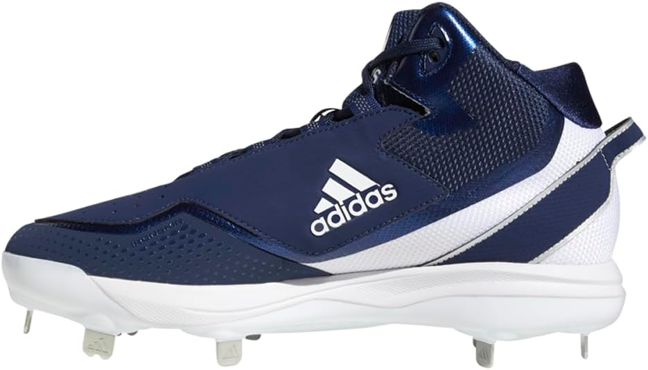 Бейсбольные кроссовки Adidas Icon 7 Mid для мужчин, синий/белый/металлик — фото 4