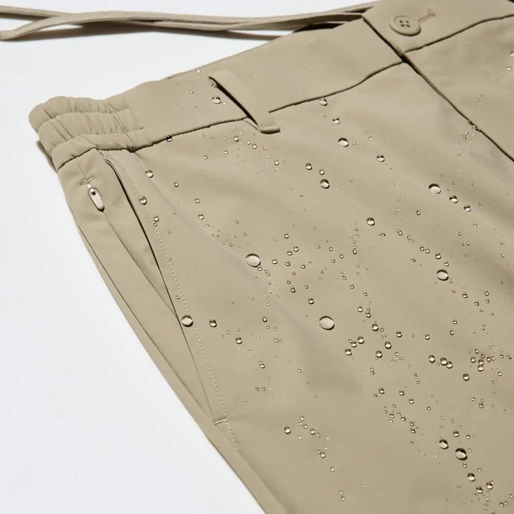 UNIQLO Повседневные брюки мужские темно-бежевые — фото 4