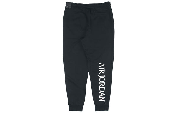 Спортивные штаны Men's Air Jordan Fleece Lined Stay Warm Sports Pants/Trousers/Joggers Black, черный — фото 2