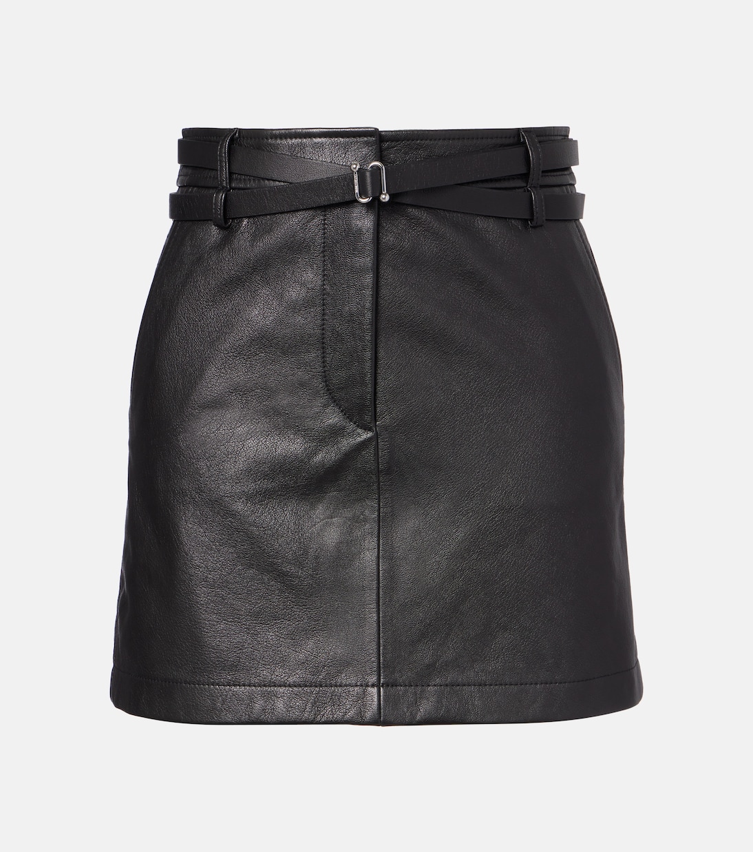 

Кожаная мини-юбка Patto Sportmax, черный
