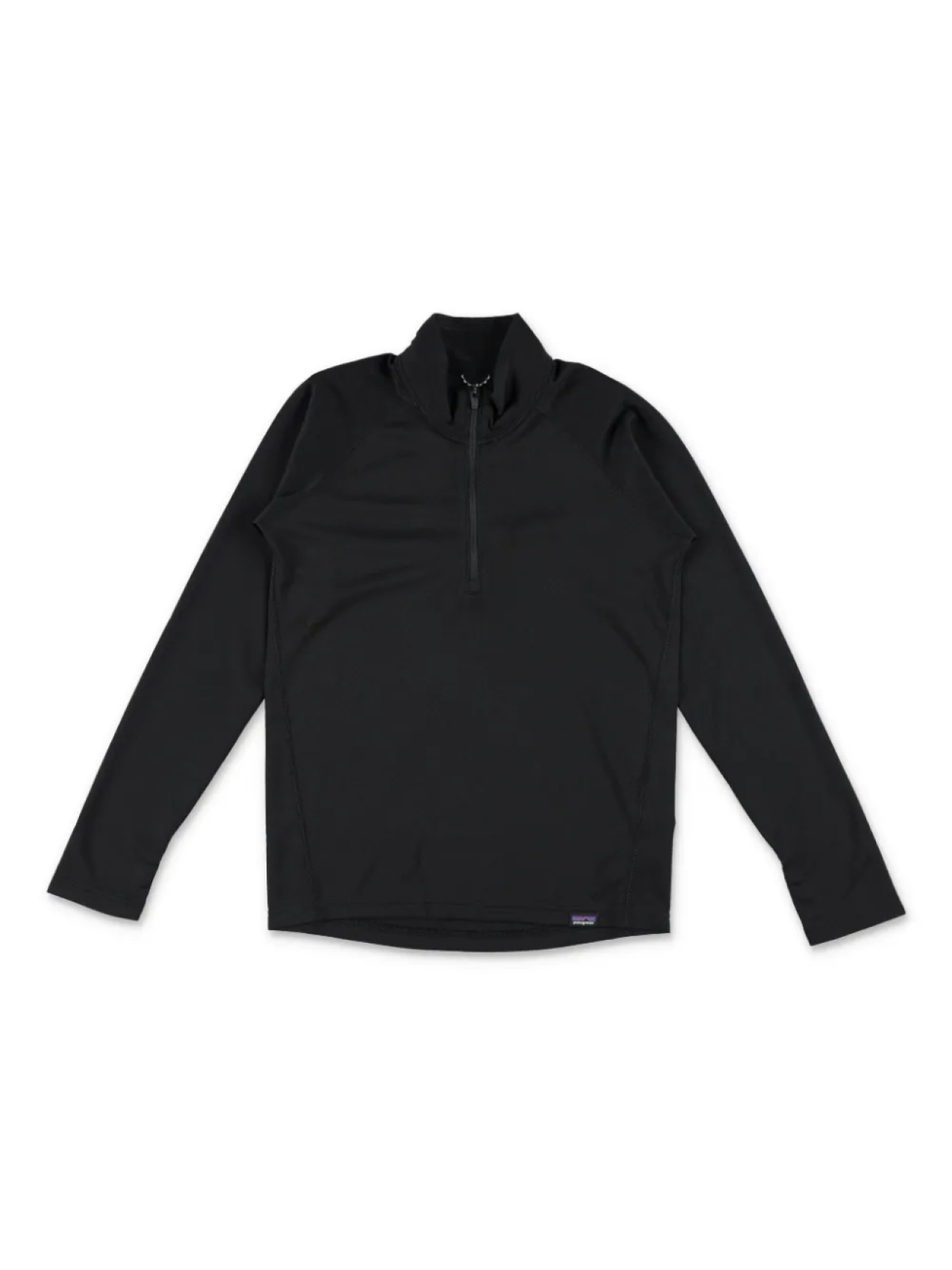 

Толстовка с застежкой-молнией на половину длины Patagonia Kids, черный