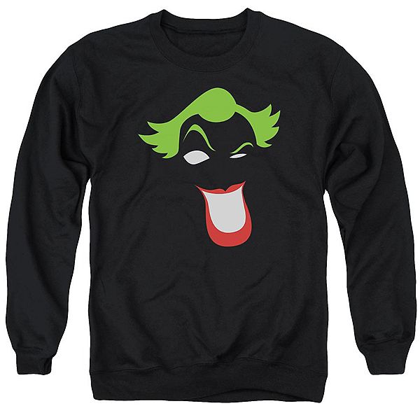 

Упрощенная толстовка с круглым вырезом для взрослых с изображением Бэтмена и Джокера. Licensed Character