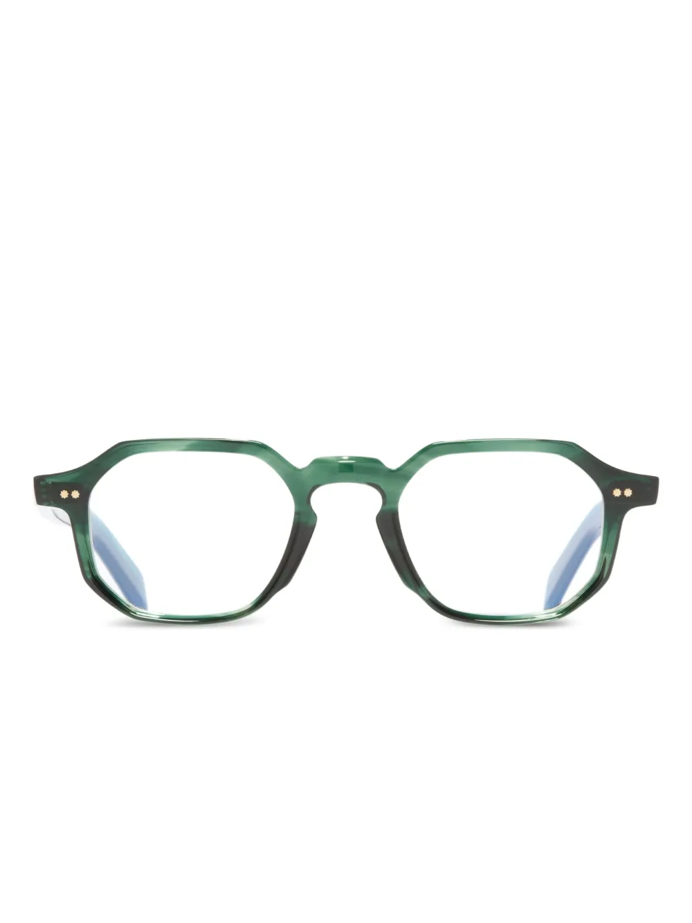 

Очки в геометричной оправе Cutler & Gross, зеленый