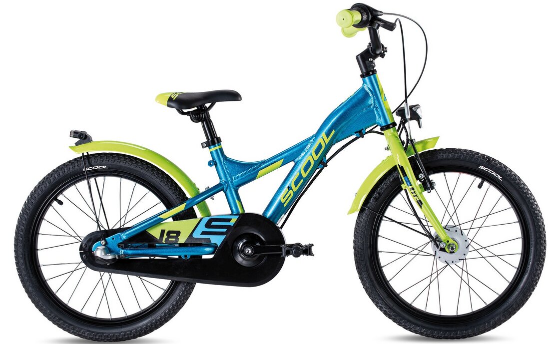 

Детский велосипед S'cool XXlite Street 18 3-Gang - 18 дюймов - Y-Form - 2025, цвет Blau|Blue/Lime