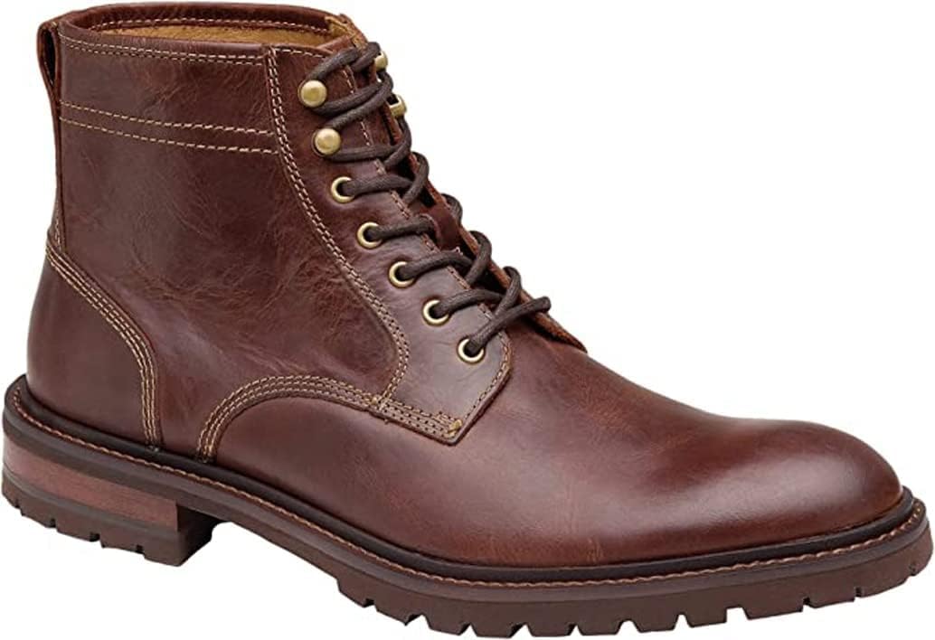 

Ботинки Johnston Murphy Barrett с гладким носком Johnston & Murphy, Mahogany Full Grain