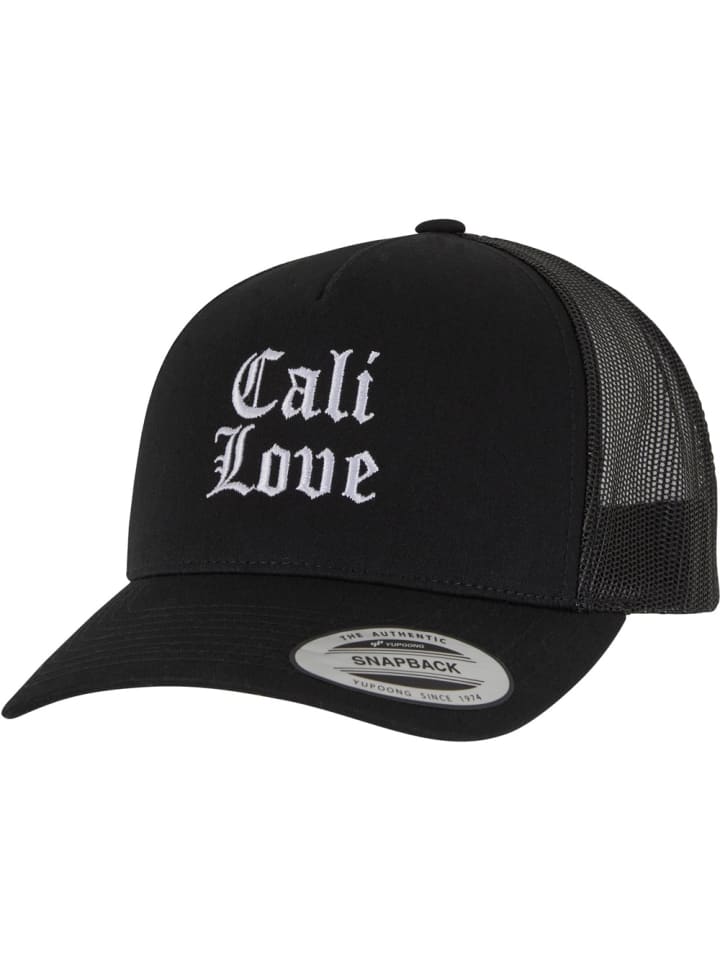 

Mister Tee Кепка "Cool Cali Love 5-Panel Retro Trucker Cap" черного цвета