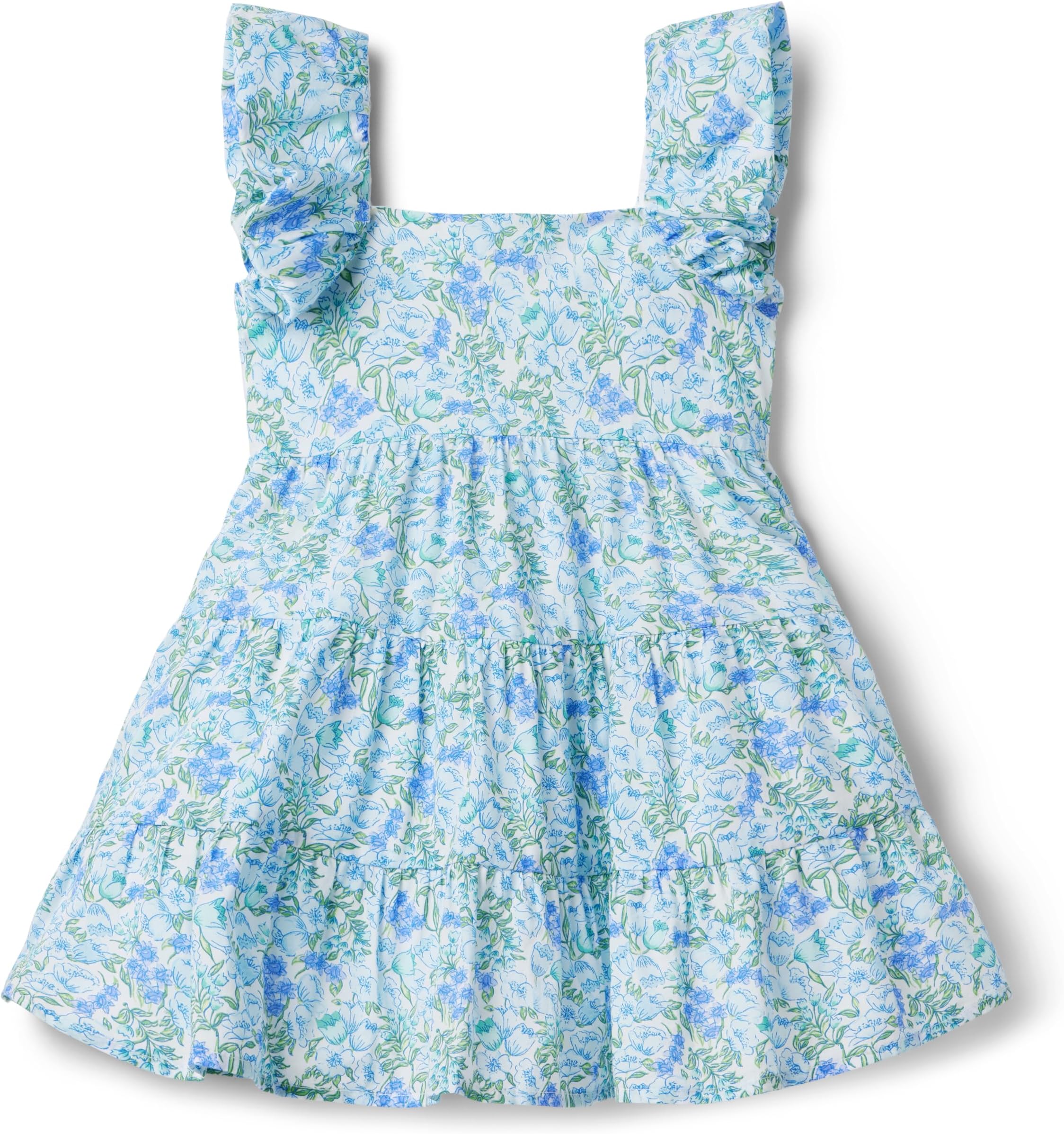 

Платье Janie and Jack Ditsy Floral Dress, цвет Multicolor