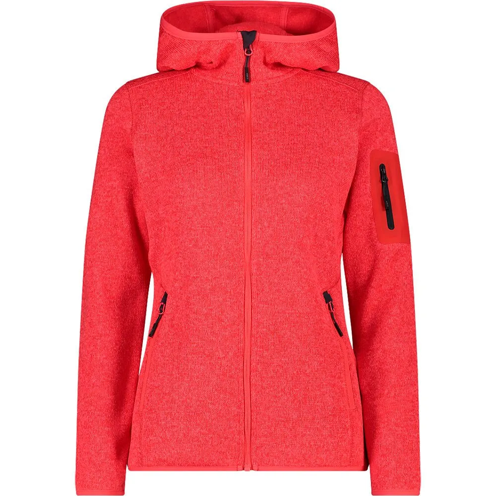 

Флис CMP 3H19826 hoodie, красный