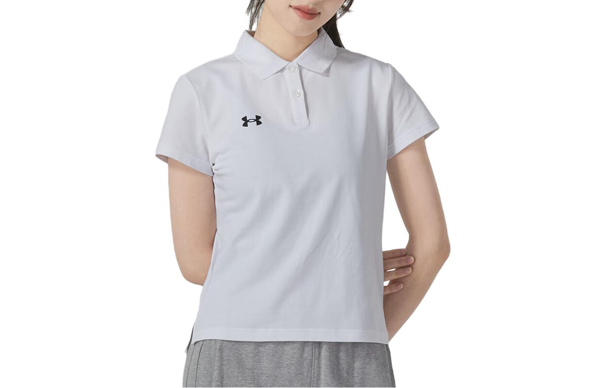 

Белая поло для женщин Under Armour, белый