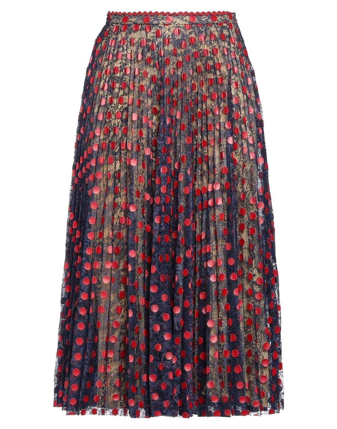 

Юбка миди Marco De Vincenzo, темно-синий