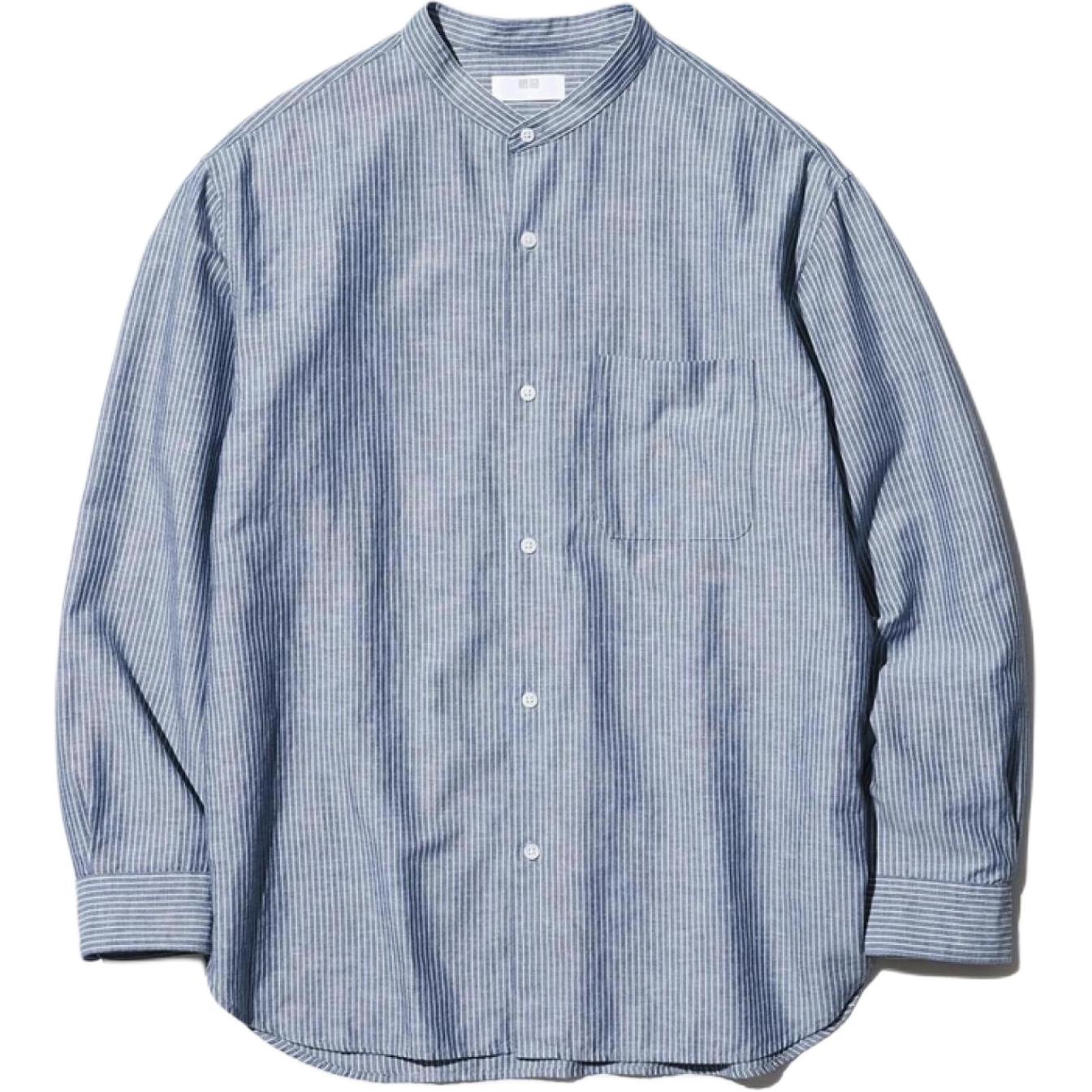 

UNIQLO Рубашка унисекс королевского синего цвета