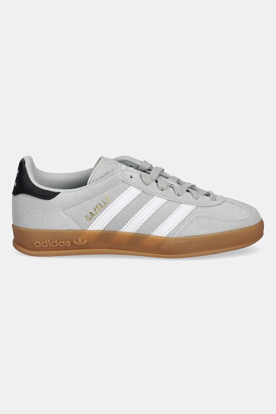 Детские кроссовки Gazelle Indoor Adidas Originals, серый — фото 2