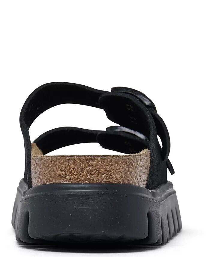 Женские босоножки Arizona из массивной замши и кожи на платформе от Finish Line Birkenstock, черный — фото 4
