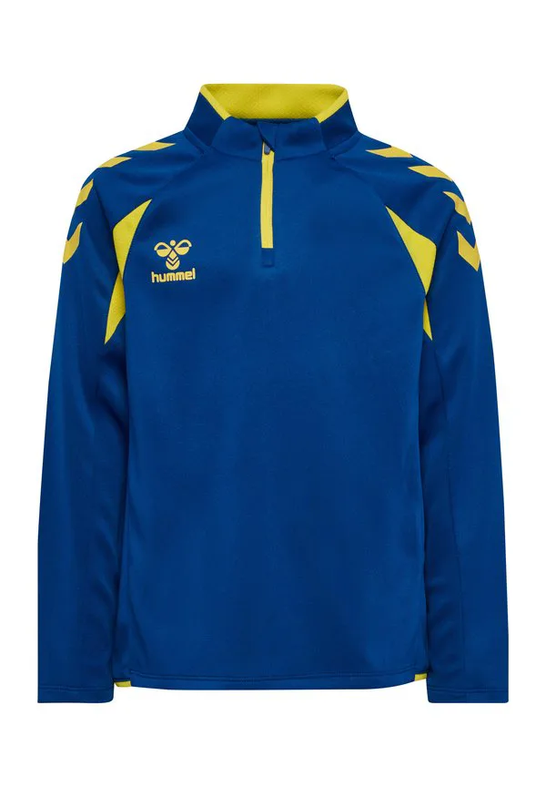 2.0 топ с длинными рукавами и молнией до середины груди Hummel, True Blue Blazing Yellow