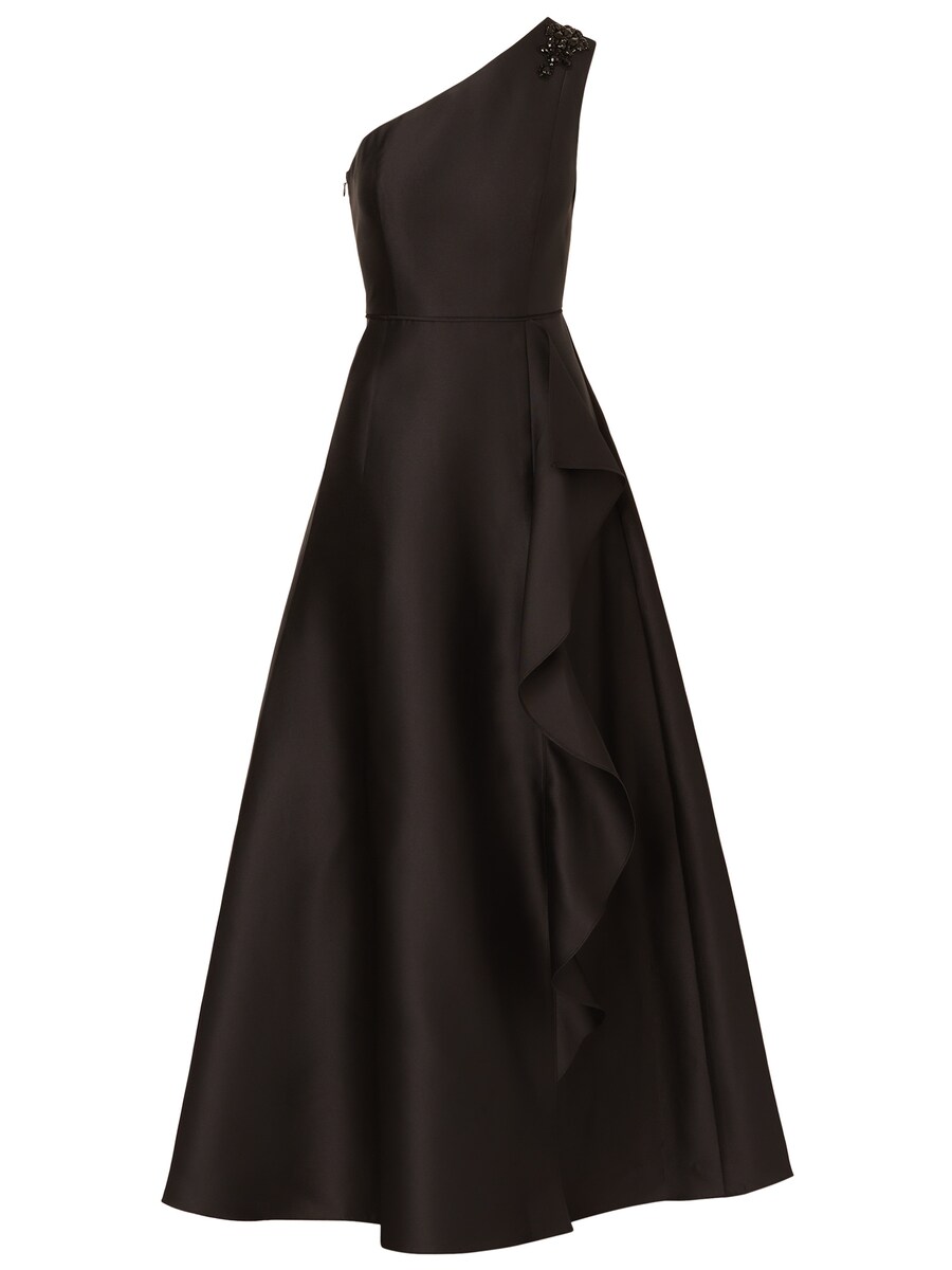 

Вечернее платье Adrianna Papell One Shoulder Mikado Gown, черный